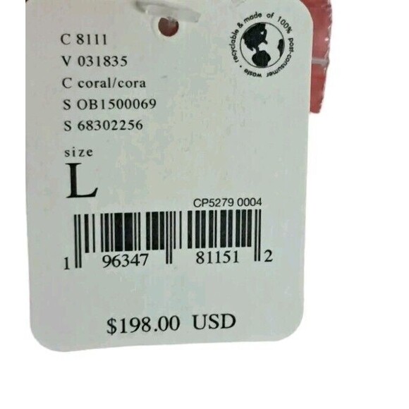 NWT We The Free Large Coral Hometown Double Cloth Buttondown Oversized Top - Picture 10 of 12